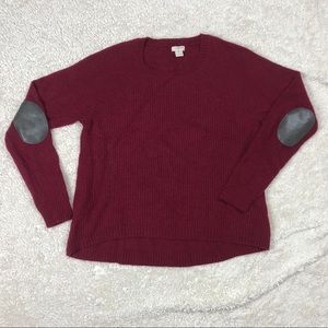 J. Crew Merino Wool Sweater with Elbow Patches